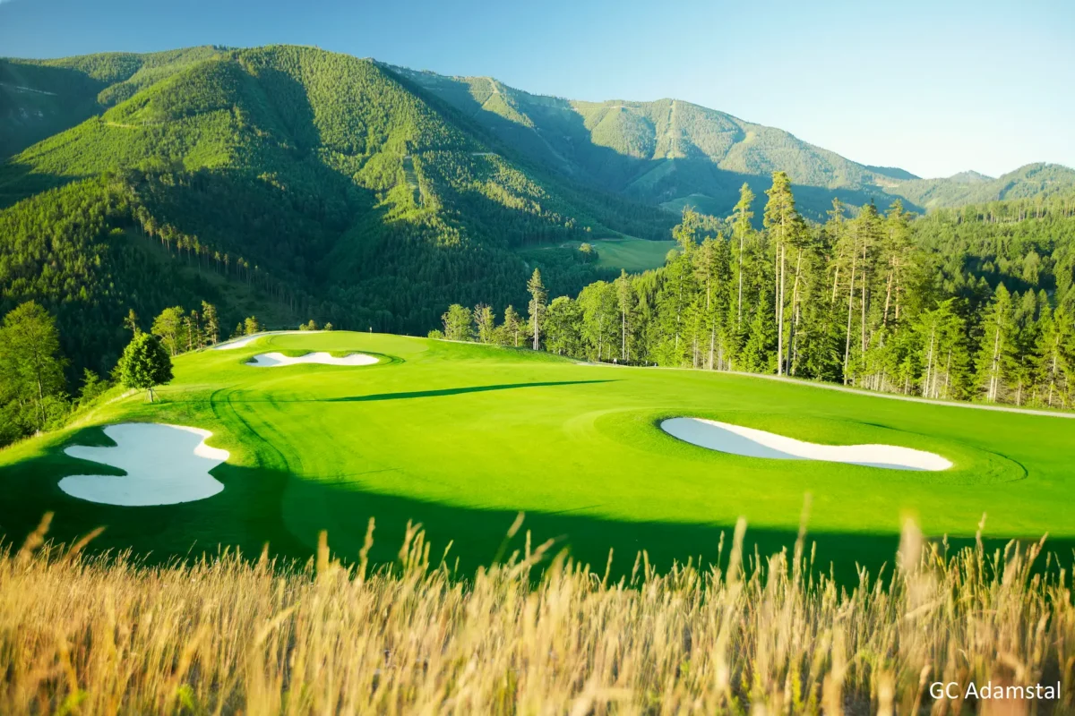 Loch 17 mit Beschriftung